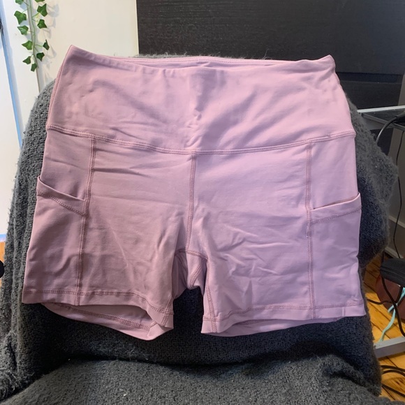 90 Degree By Reflex | Shorts | Winners Lavendar Biker Shorts With Pockets |  Poshmark